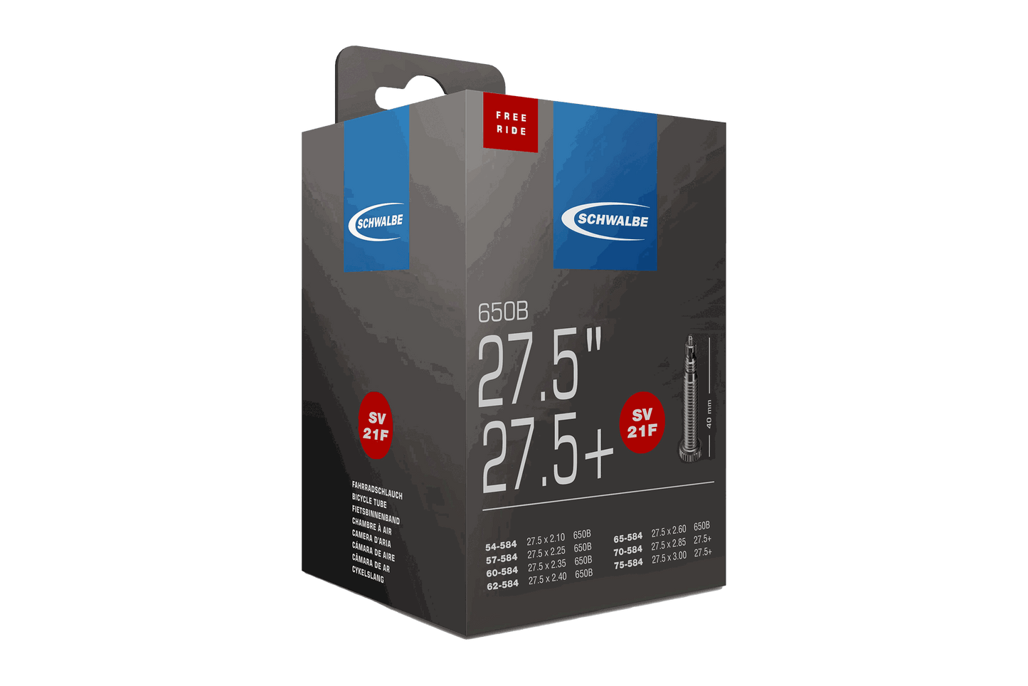 Schlauch Schwalbe SV21F FREERIDE
