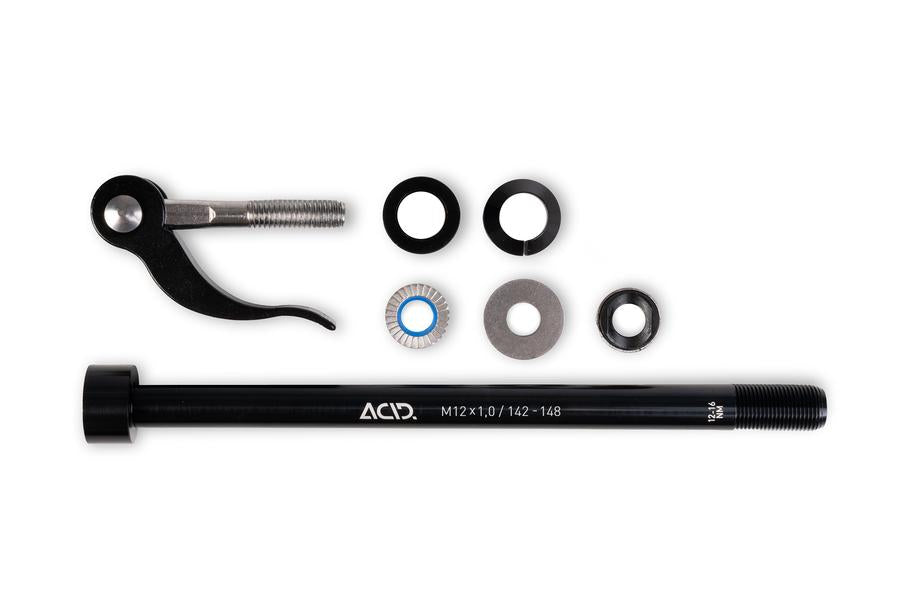 ACID Steckachse M12x1.0 142-148 mm für Fahrradanhänger black