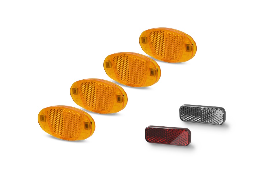 cube acid sattelstütze ACID Reflektorset für Lenker / Sattelstütze / Speichen