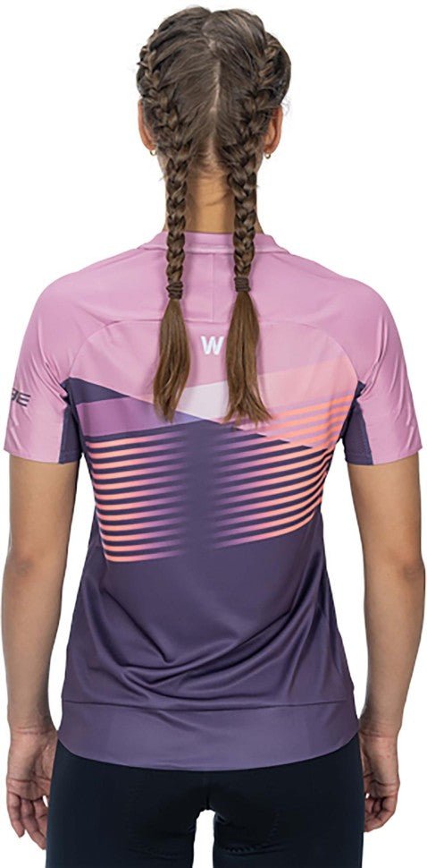CUBE TEAMLINE WS Rundhalstrikot kurzarm violet´n´rose M (38)