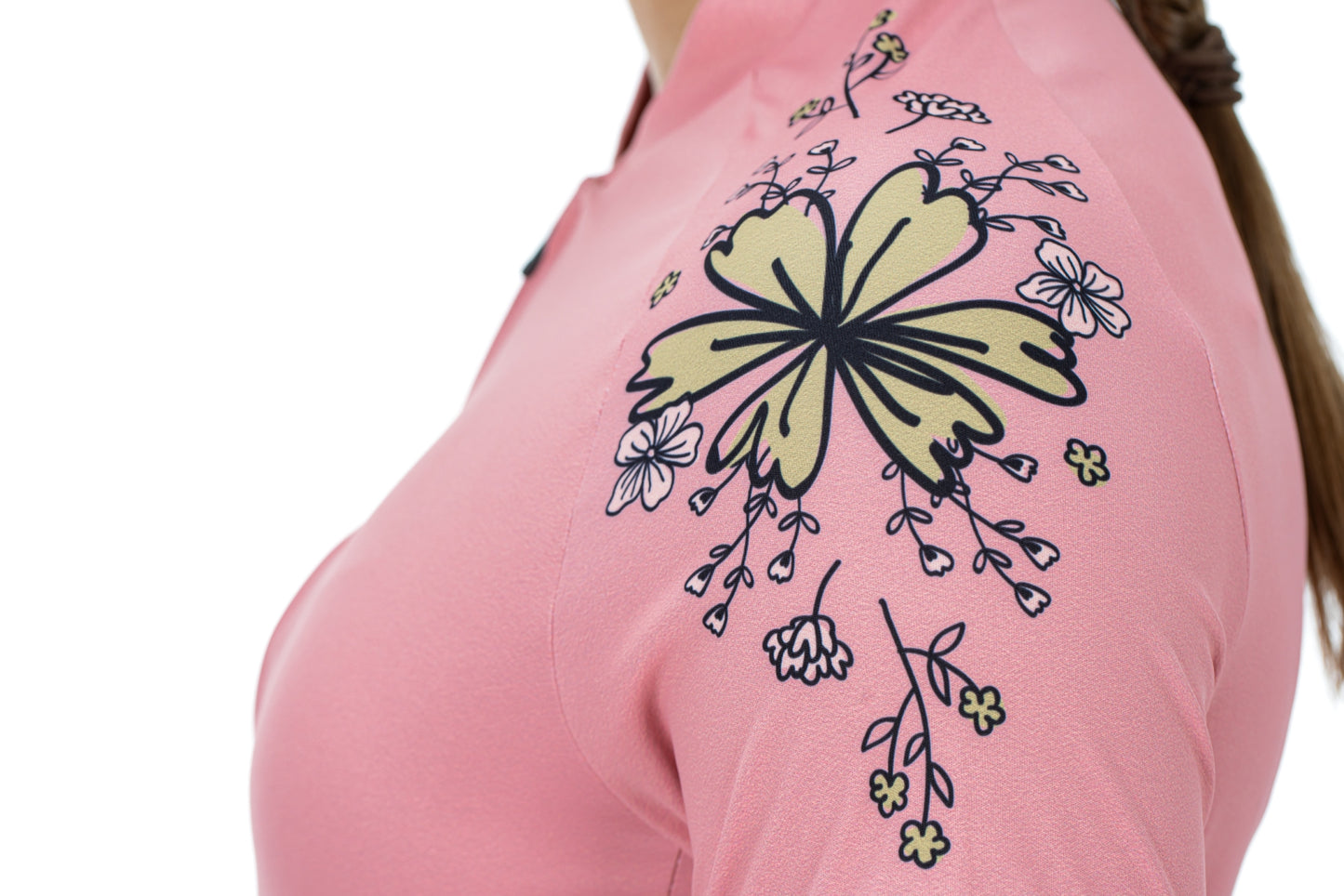 CUBE ATX WS Trikot Full Zip CMPT kurzarm coral L (40)