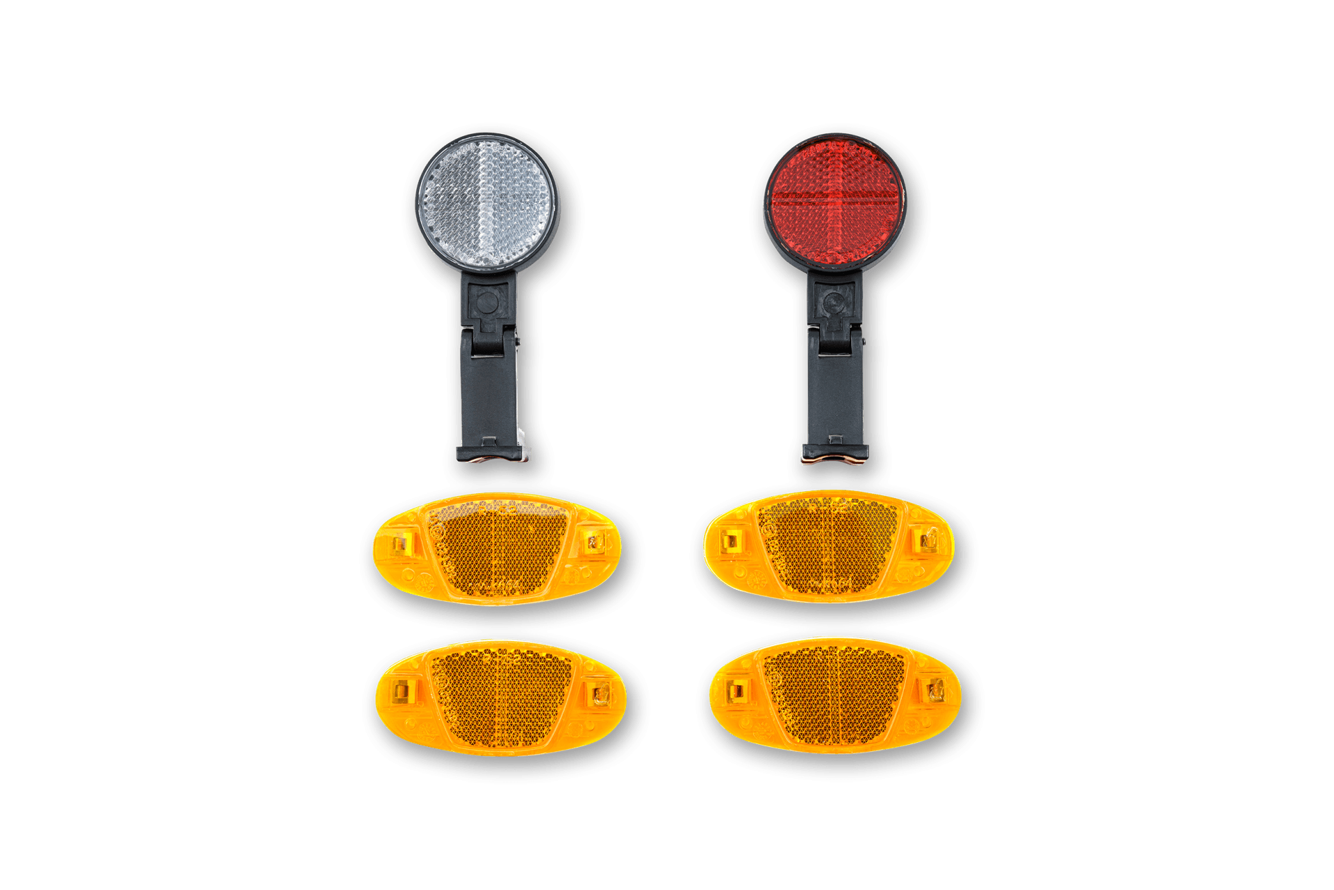 cube pedal reflektor RFR Reflektorset Brems-/Gabelbefestigung