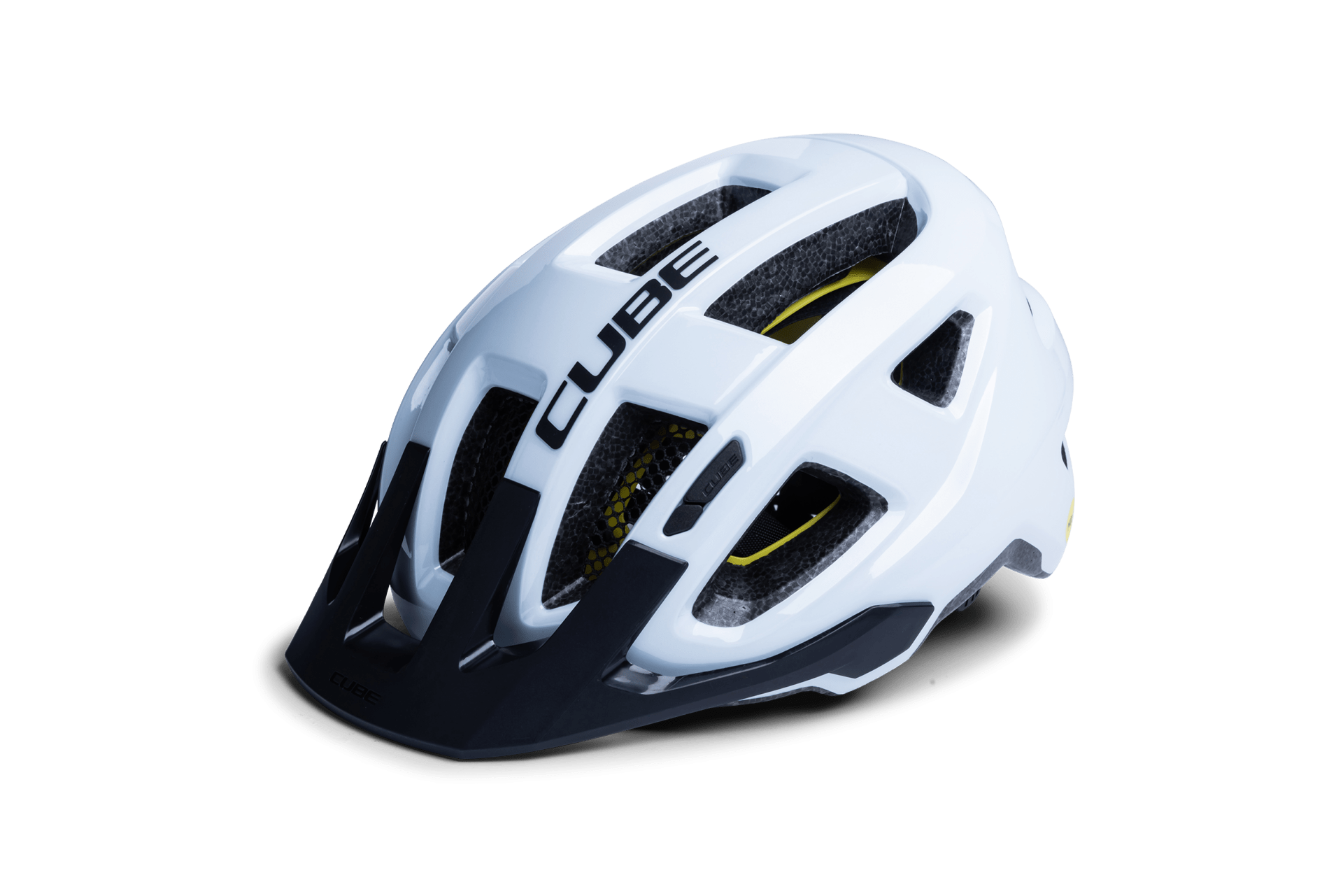 weißer fahrradhelm CUBE Helm FLEET white