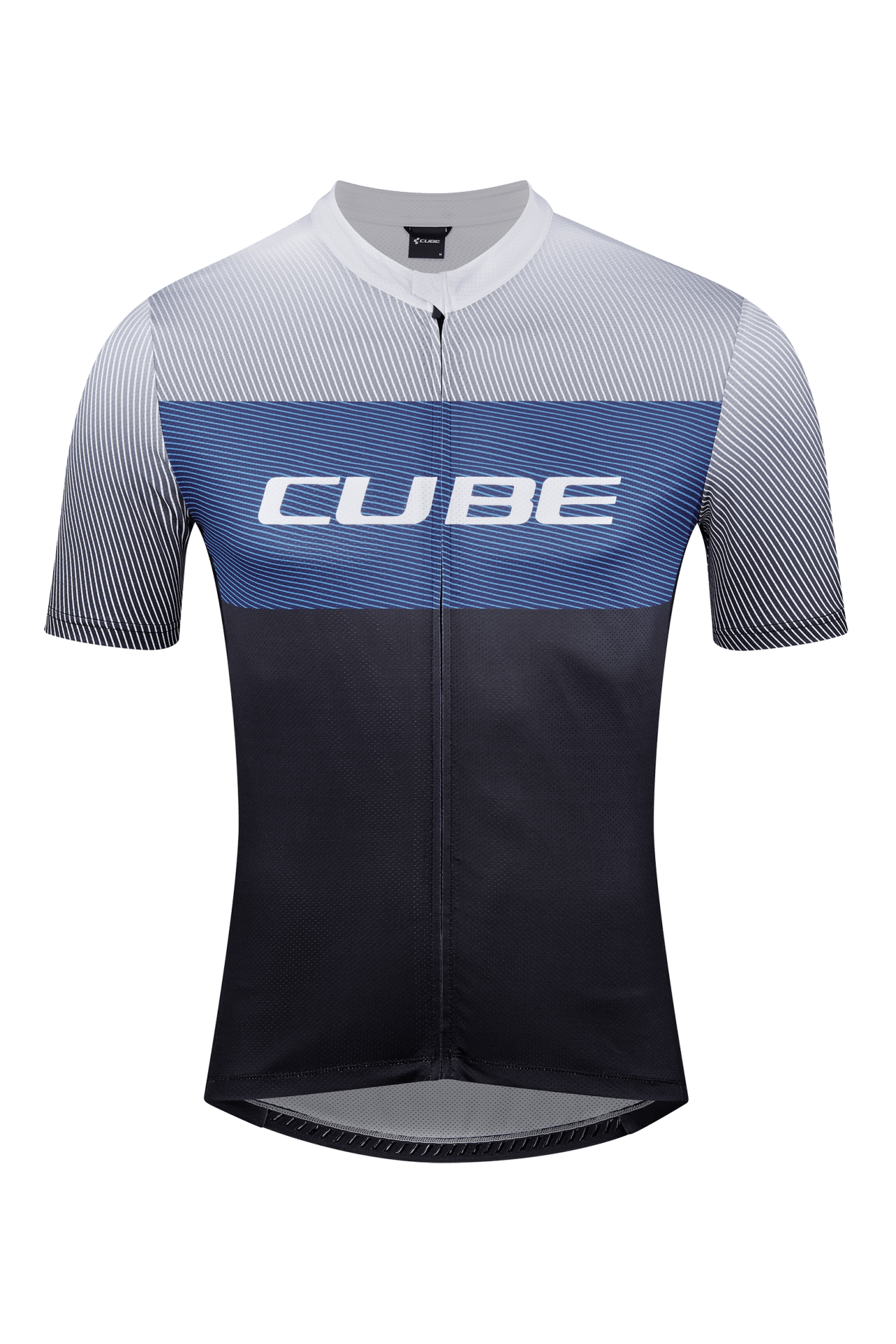 CUBE TEAMLINE Trikot CMPT kurzarm black´n´blue´n´grey M