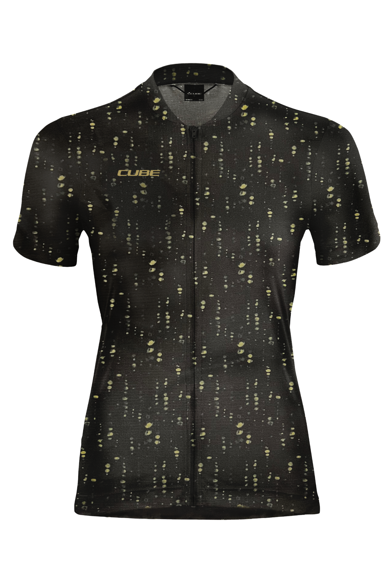 CUBE ATX WS Trikot Full Zip CMPT kurzarm black pattern L (40)