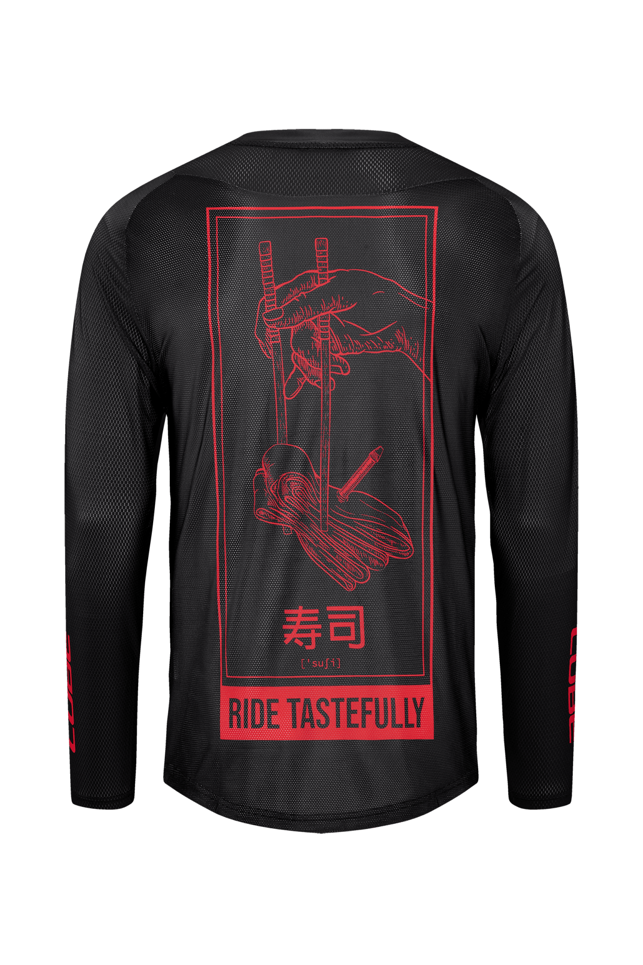 CUBE VERTEX Rundhalstrikot langarm black M