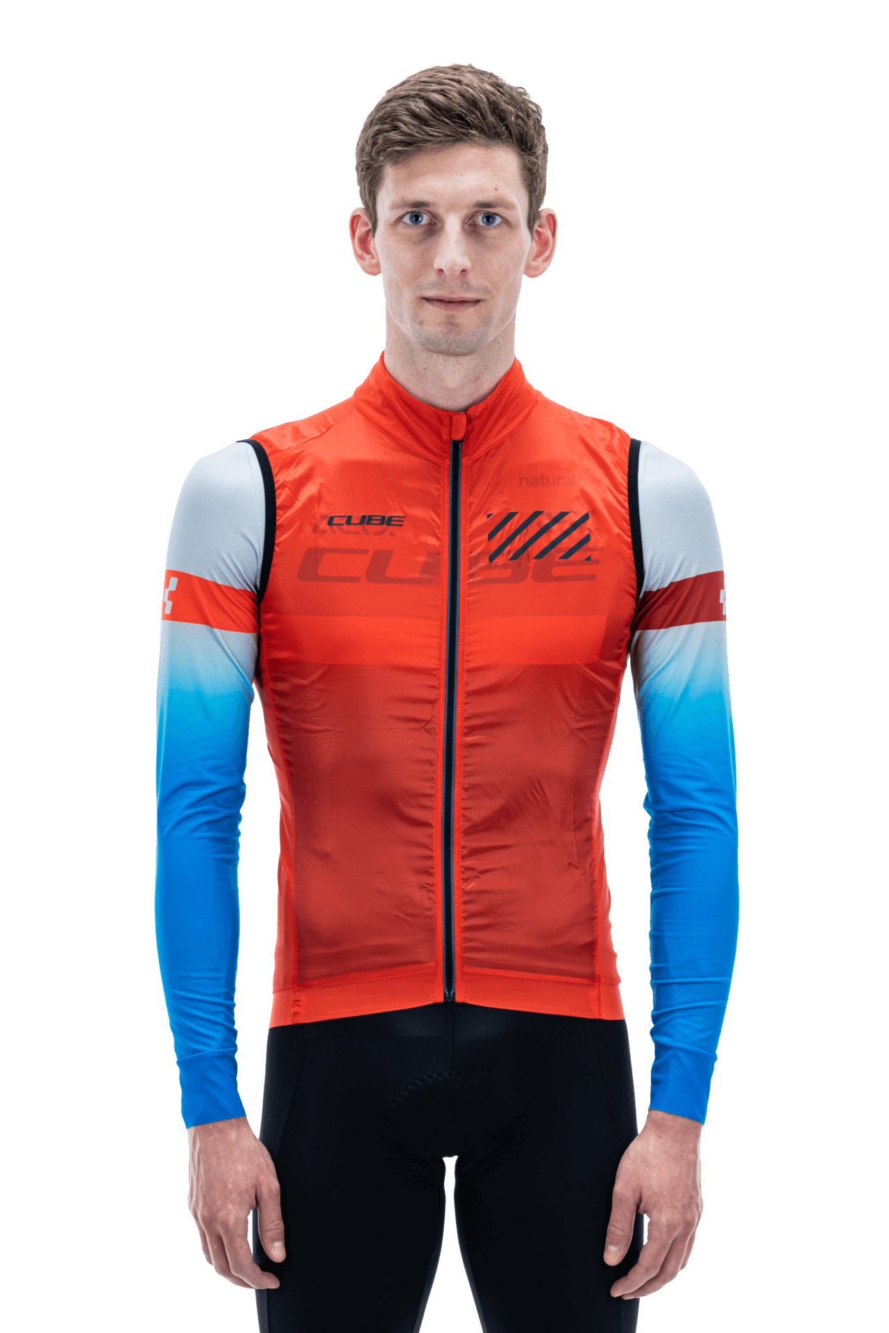 CUBE TEAMLINE Windweste red M