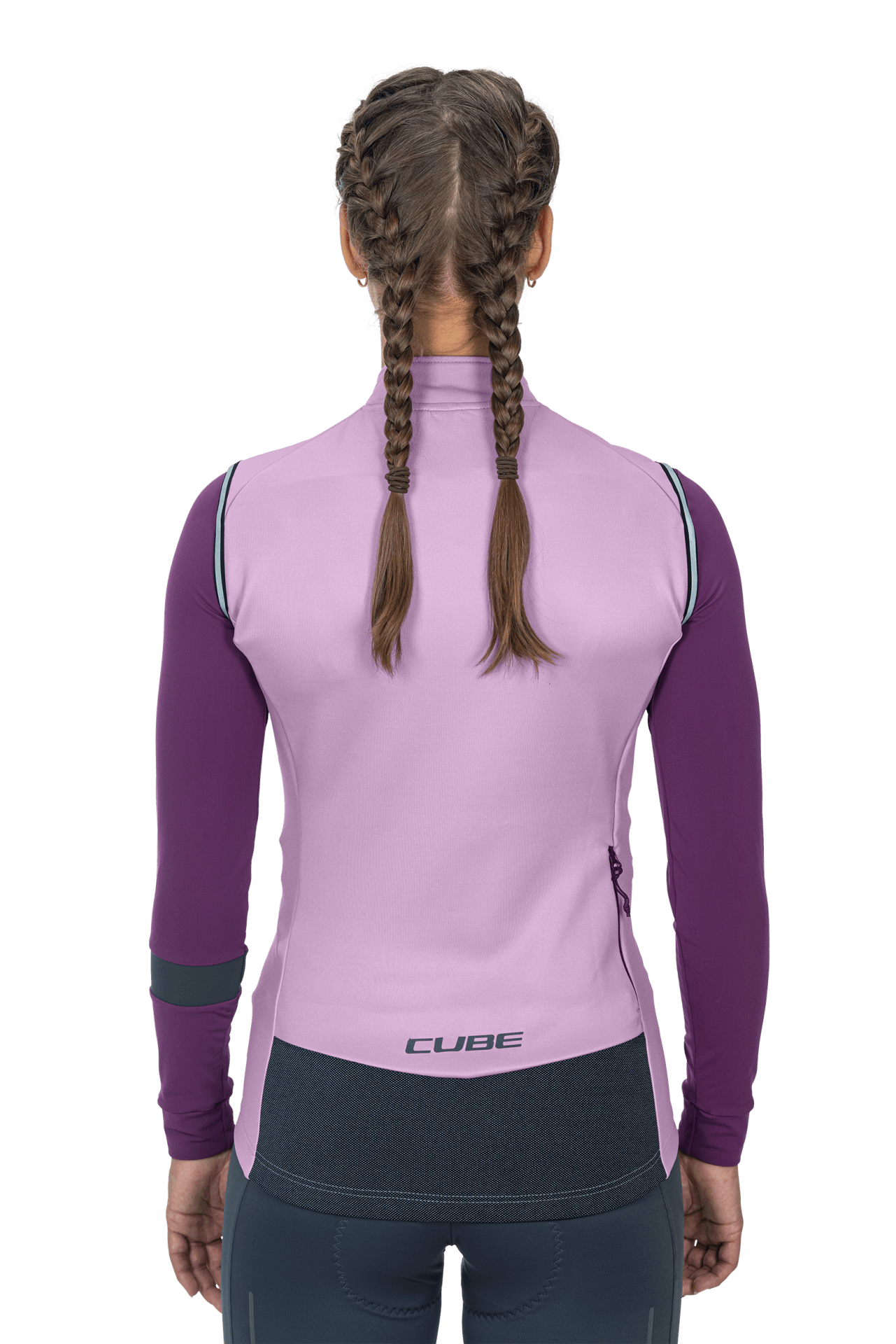 CUBE BLACKLINE WS Softshellweste violet S (36)