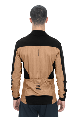 CUBE ATX Trikot Full Zip CMPT langarm brown´n´black L