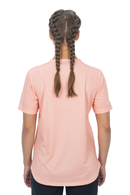 CUBE ATX WS Rundhalstrikot kurzarm coral L (40)