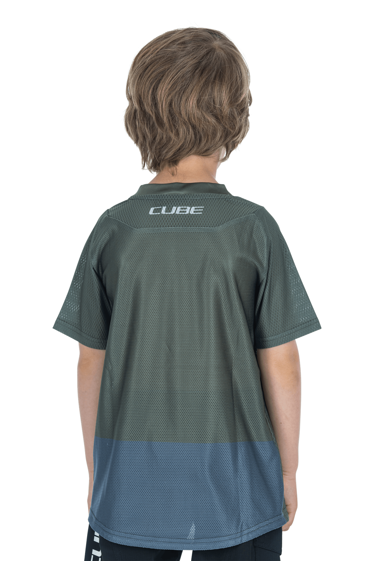 CUBE VERTEX Trikot ROOKIE kurzarm TM olive´n´grey XS (98/104)