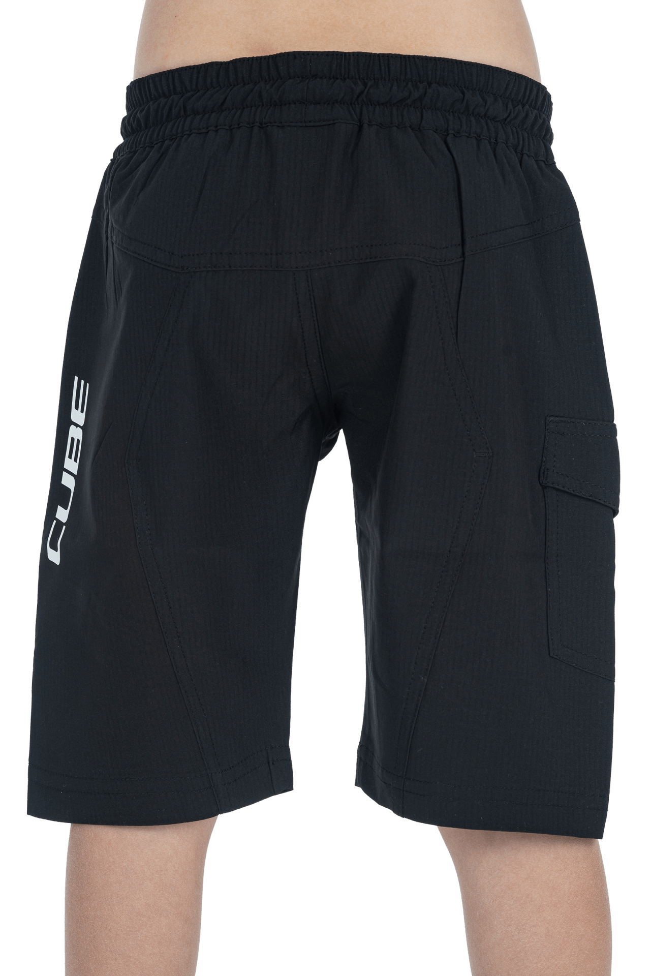 CUBE TEAMLINE Baggy Shorts ROOKIE black´n´white L