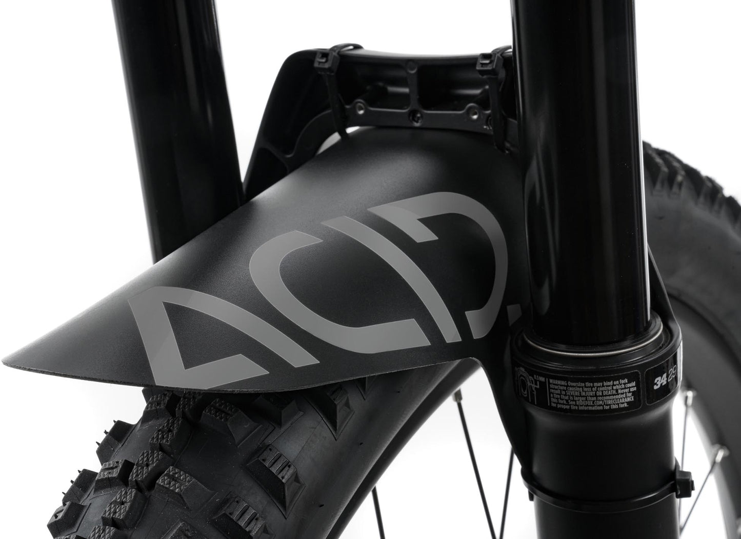 ACID Schutzblech Downhill black´n´flashgrey