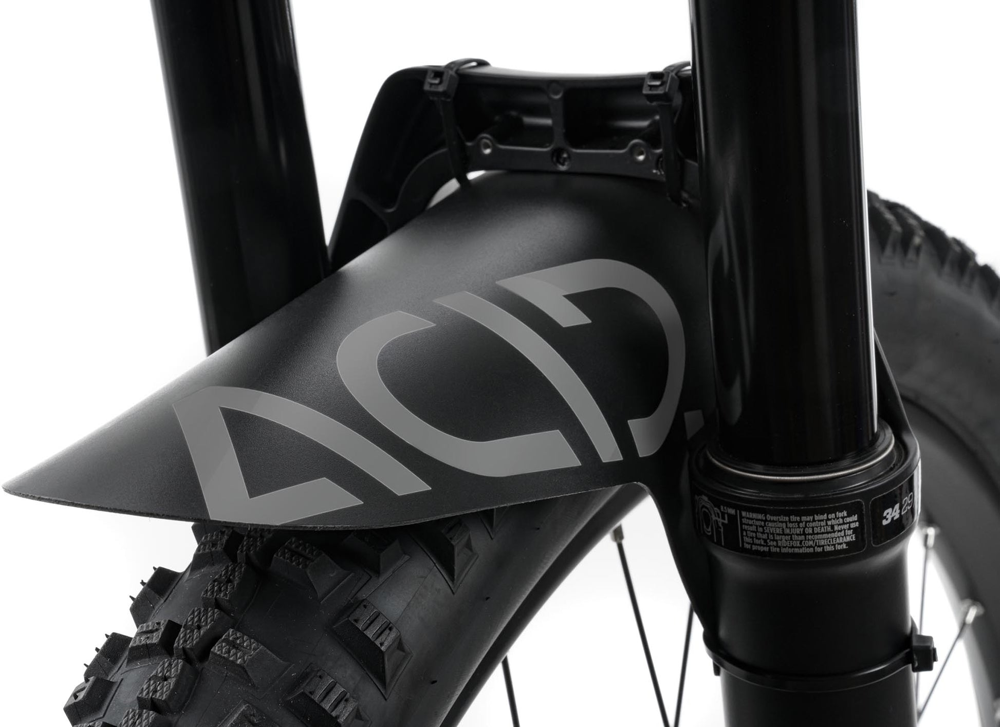ACID Schutzblech Downhill black´n´flashgrey