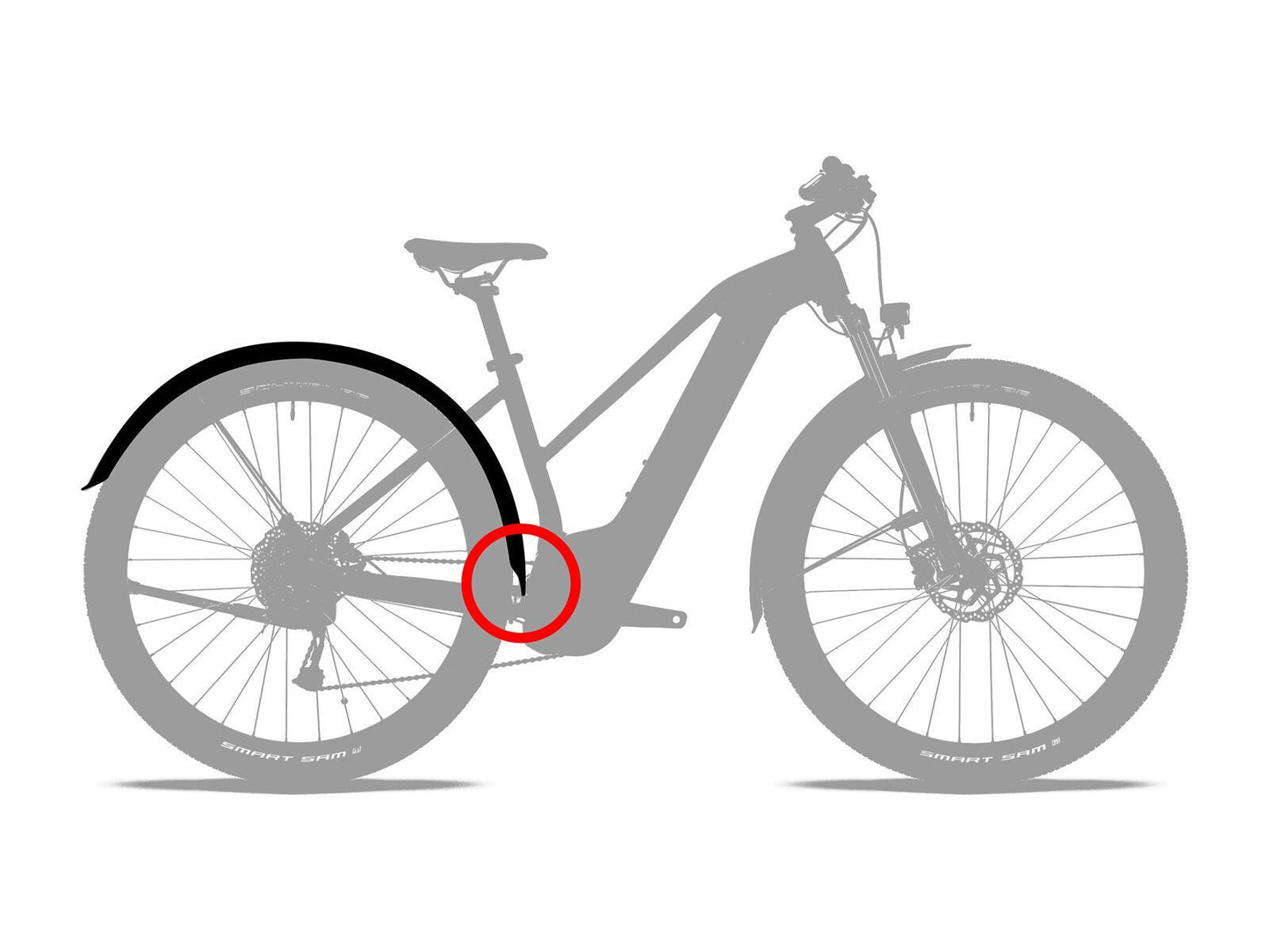 ACID Schutzblechset 53 28" BB Mount 2.0 black