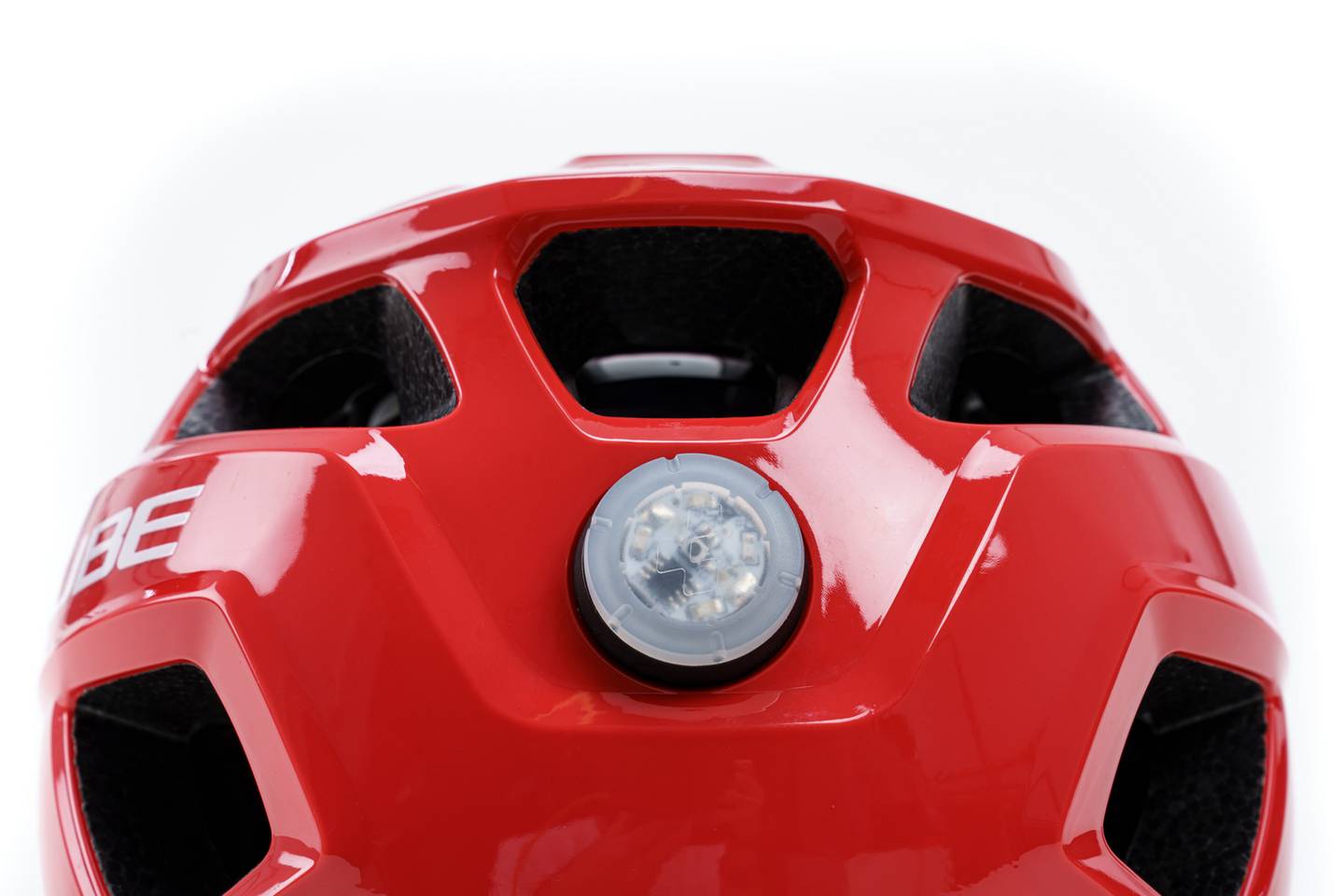 CUBE Helm LINOK glossy red S (49-55)