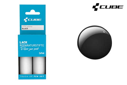 CUBE Lackstift Set BLACK glossy 2203