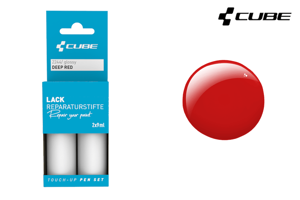 cube e bike lackstift CUBE Lackstift Set DEEP RED glossy 2244