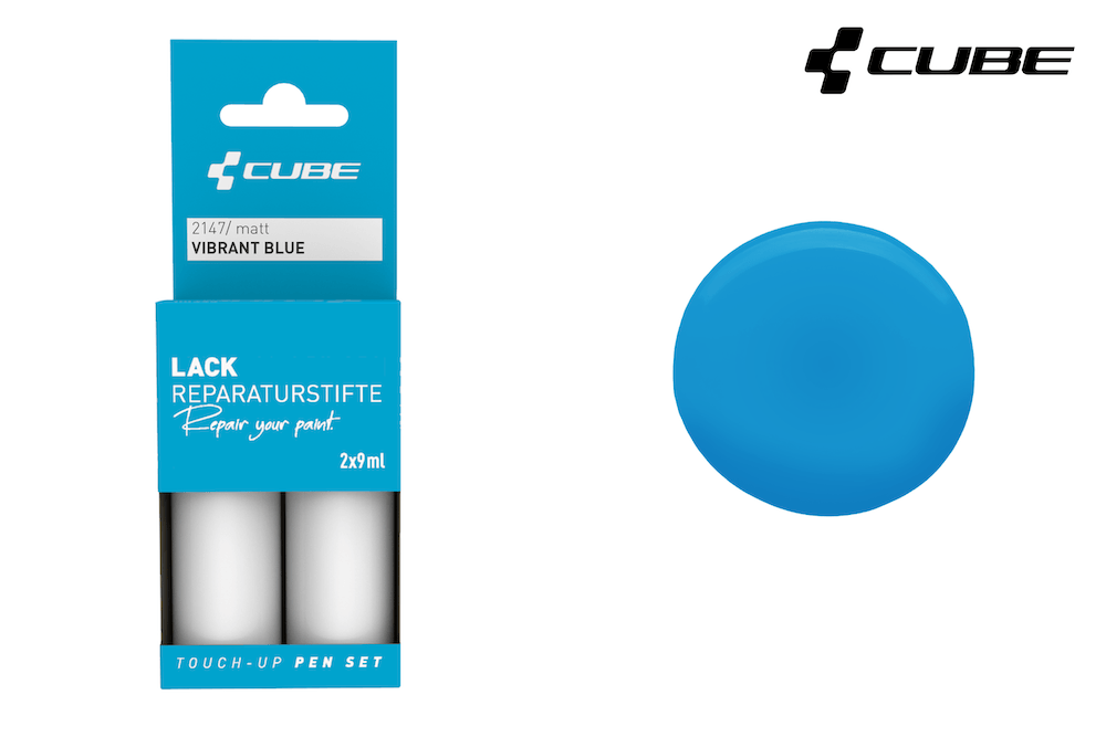 cube e bike lackstift CUBE Lackstift Set VIBRANT BLUE matt 2147