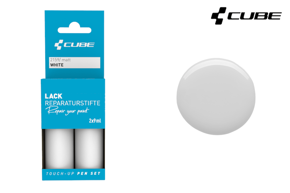 CUBE Lackstift Set WHITE matt 2159