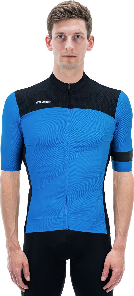 CUBE BLACKLINE Trikot kurzarm blue pattern L