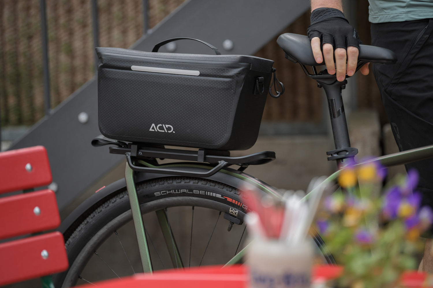 Fahrradtasche am Gepäckträger – wetterfeste ACID und CUBE Tasche für Alltag und Tour