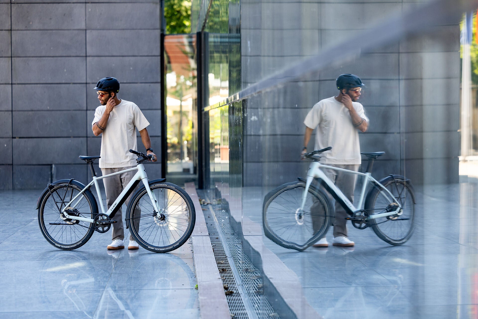 CUBE Editor Hybrid City E-Bike – sportliches Stadtrad mit Gates Carbon Drive