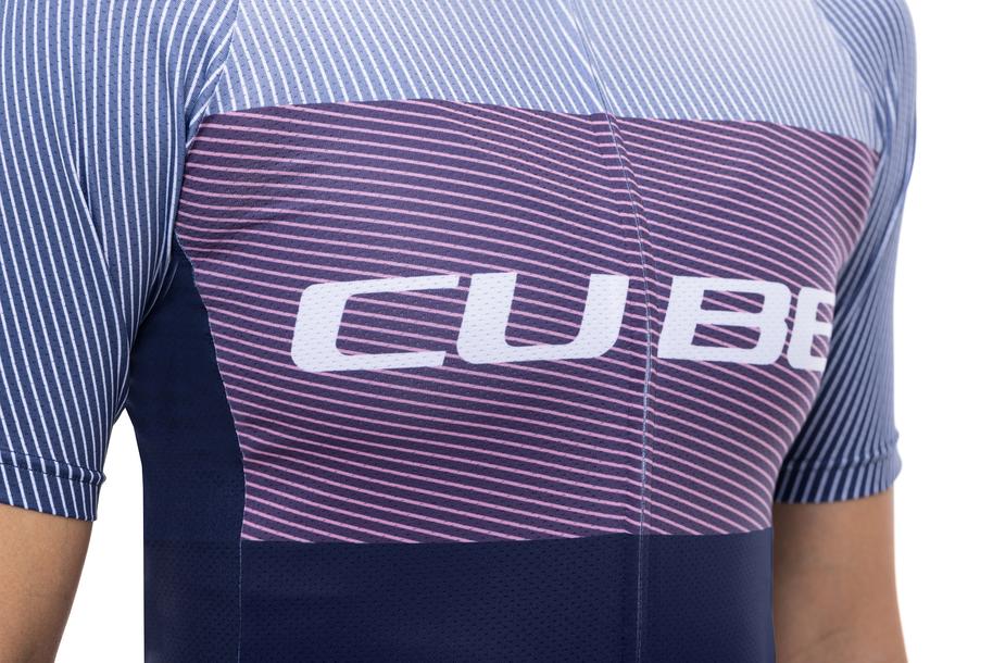 CUBE TEAMLINE WS Trikot CMPT kurzarm blue´n´violet