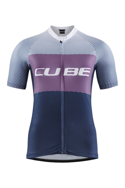 CUBE TEAMLINE WS Trikot CMPT kurzarm blue´n´violet