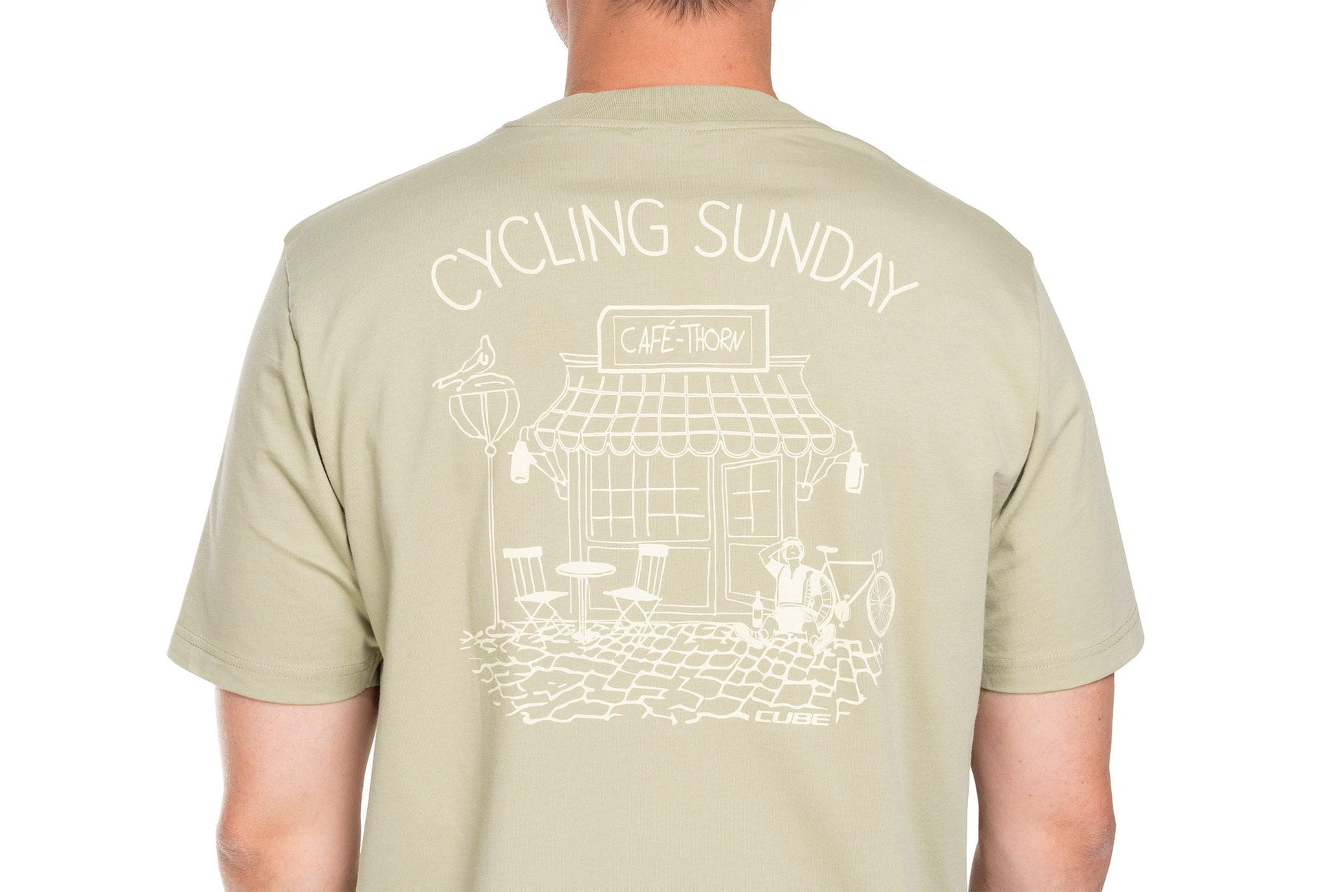 CUBE Organic T-Shirt Cycling Sunday GTY FIT – Detailansicht 2