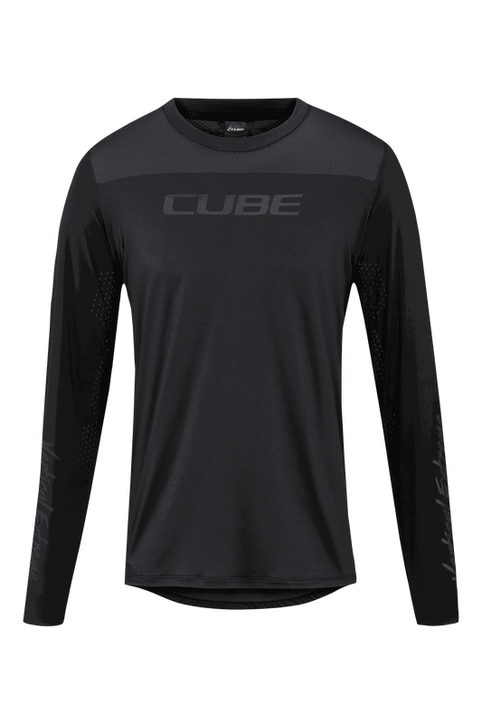CUBE MTB Rundhalstrikot PRO langarm