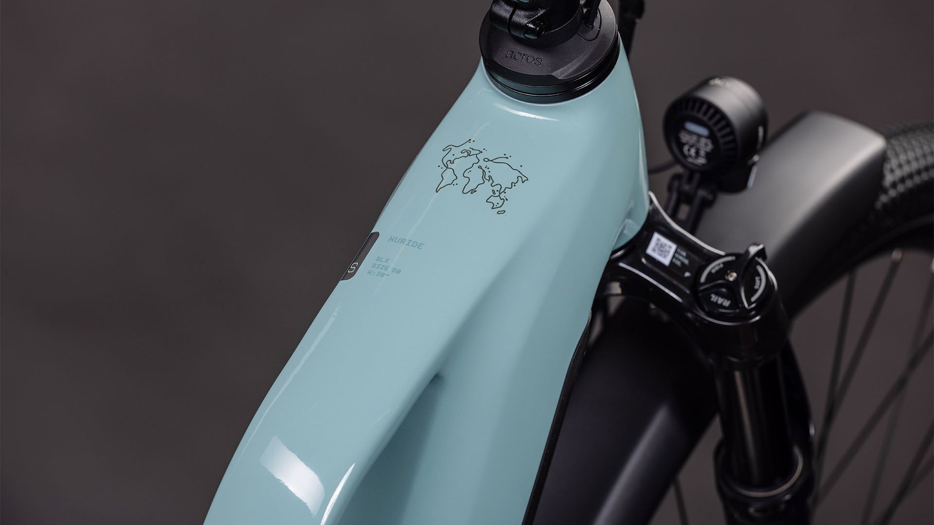 Produktbild: Cube Nuride Hybrid SLX 800 skylight´n´arubablue, Detailaufnahme 01