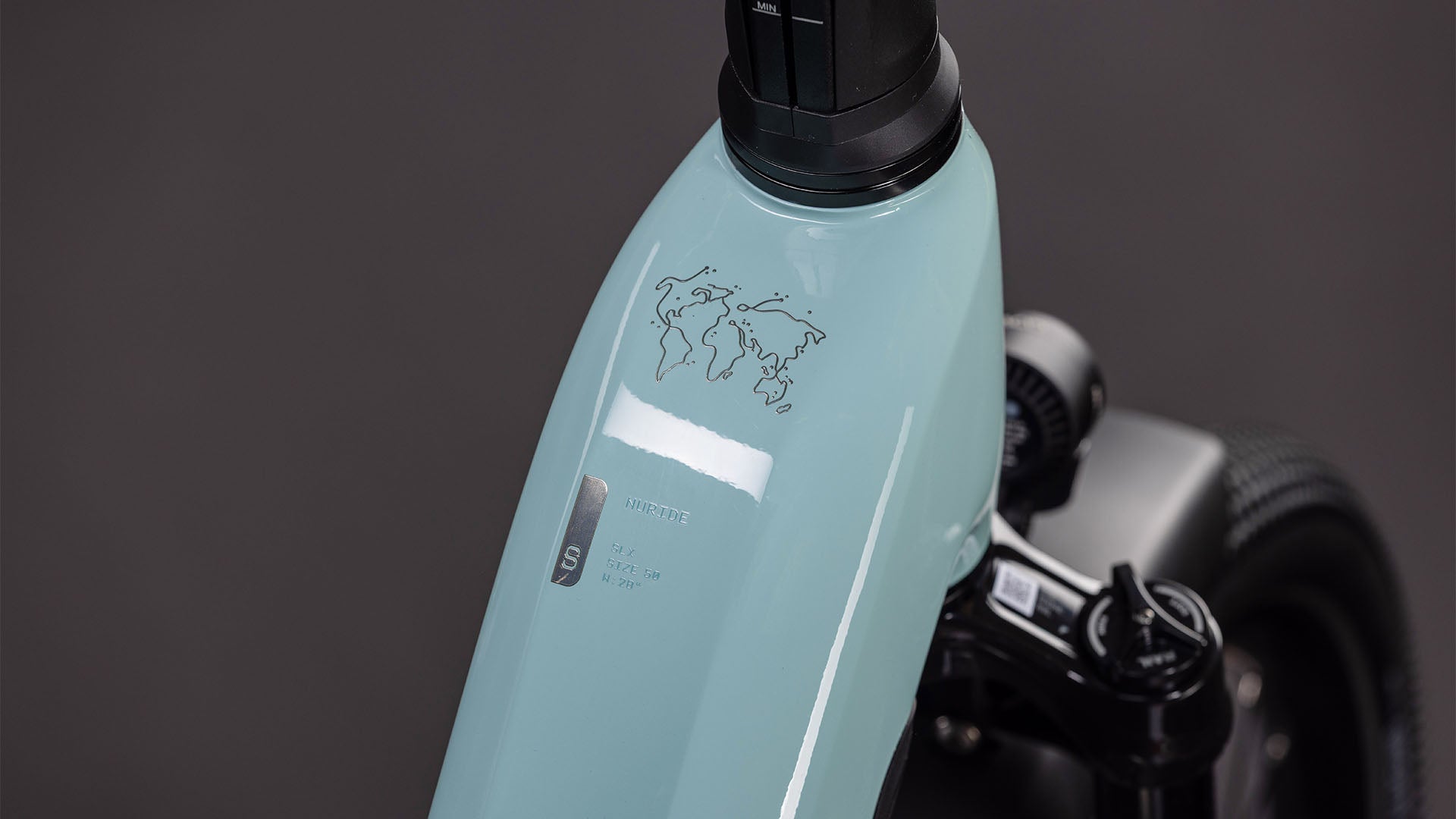 Produktbild: Cube Nuride Hybrid SLX 800 skylight´n´arubablue, Detailaufnahme 01