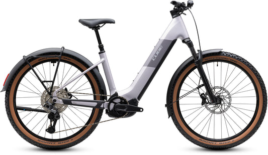 CUBE Reaction Hybrid Pro 800 FE Lilacbreeze N Prizm Easy Entry E-Mountainbike Hardtail, Seitenansicht