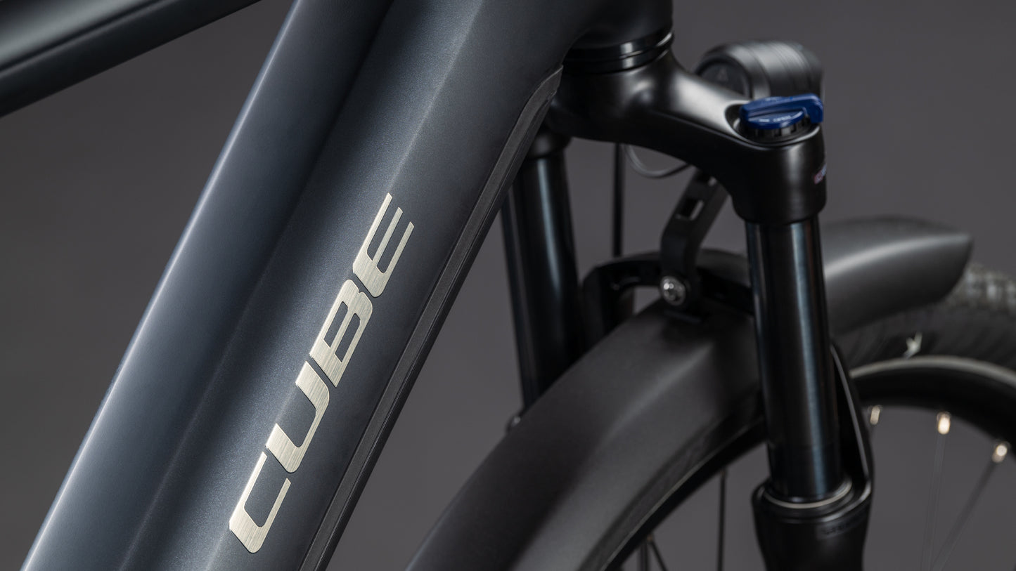 Produktbild: Cube Touring Hybrid ONE 600 coal´n´chrome, Detailaufnahme 02