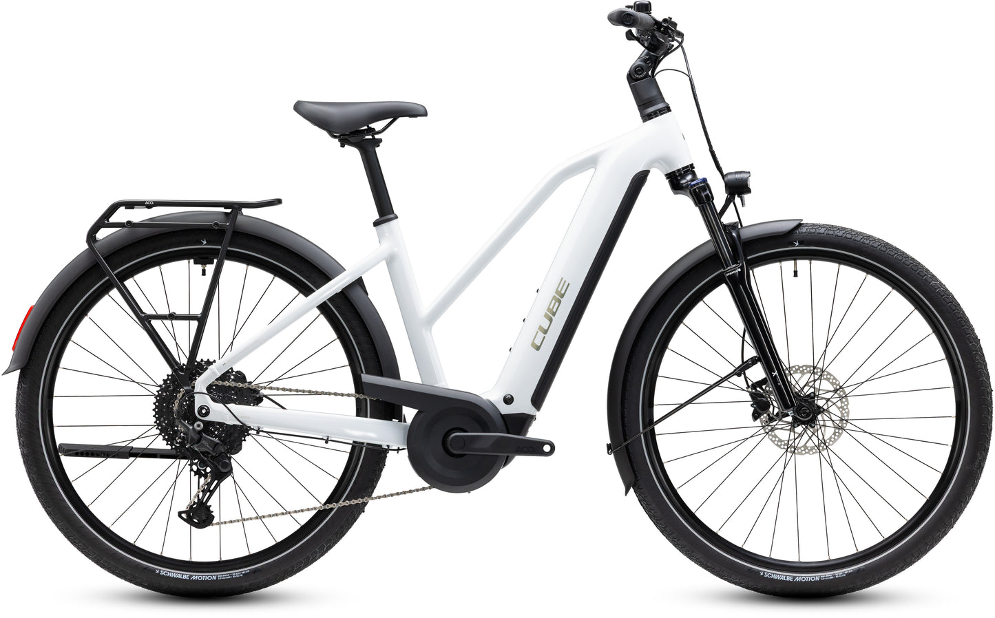 Cube Touring Hybrid ONE 600 metallicwhite´n´chrome Trapeze 2027