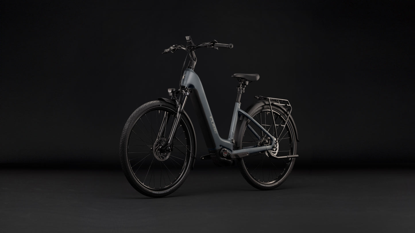 Cube Touring Hybrid Deluxe SLX 800 slabgrey´n´chrome Easy Entry 2027