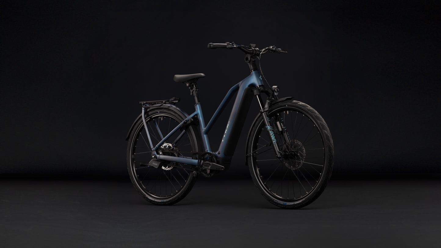 Cube Kathmandu Hybrid Deluxe SLX 800 mineralblue´n´blue Trapeze 2027