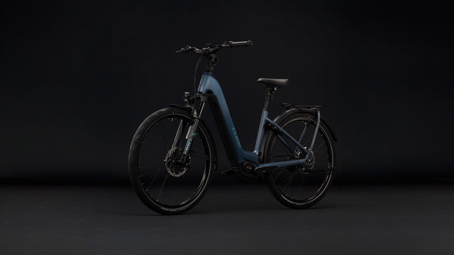 Cube Kathmandu Hybrid Deluxe SLX 800 mineralblue´n´blue Easy Entry 2027