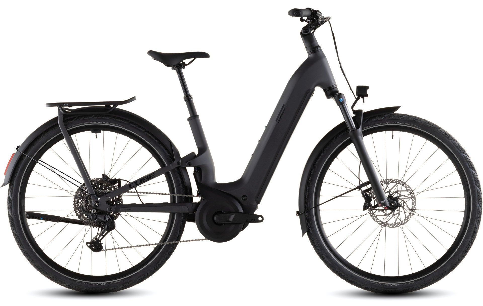 Produktbild: Cube Kathmandu Hybrid ONE11 HPC Pro 800 slabgrey´n´black, Seitenansicht (weißer Hintergrund)