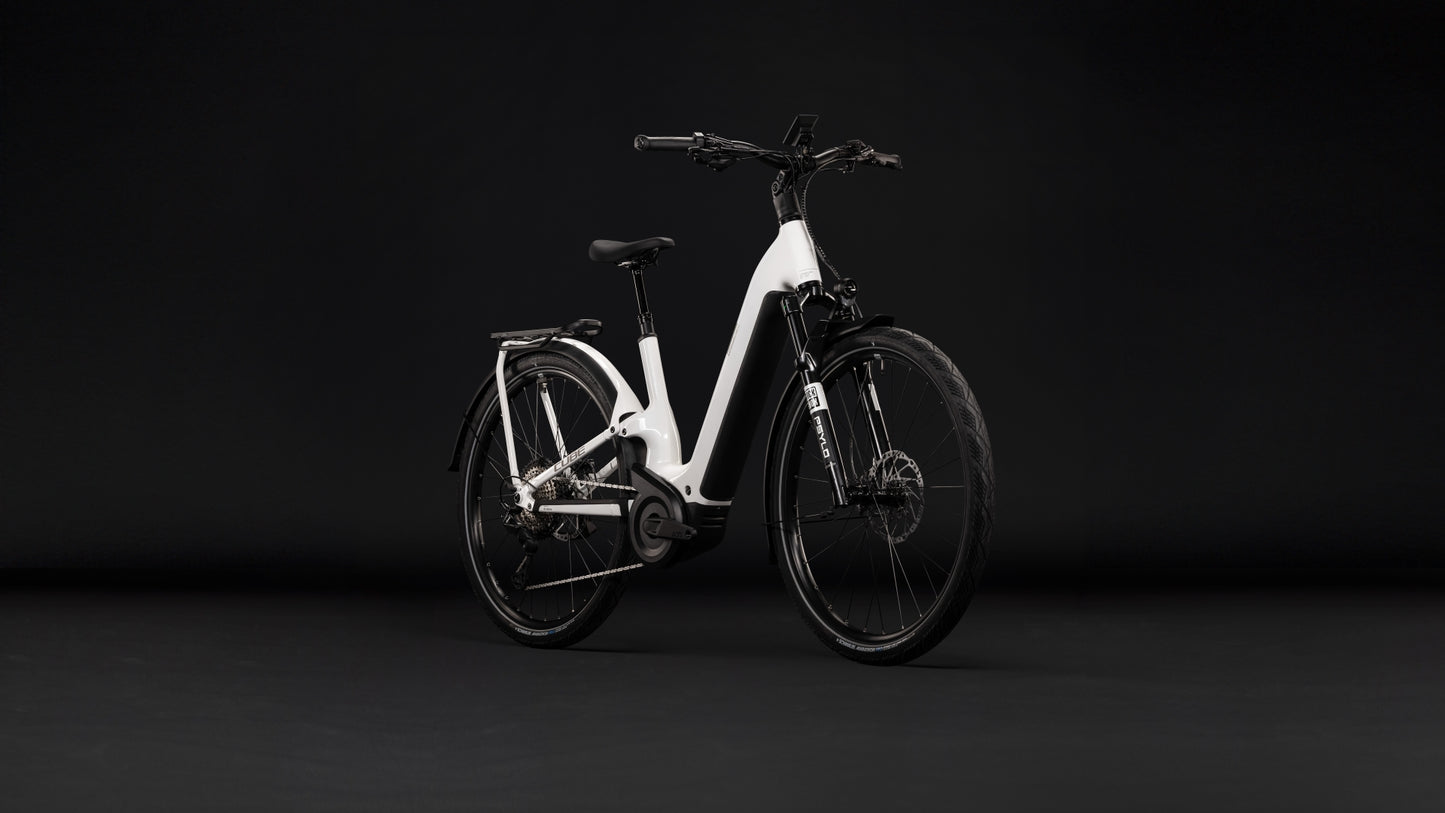 Cube Kathmandu Hybrid ONE11 HPC SLX 800 metallicwhite´n´prizm Easy Entry 2027