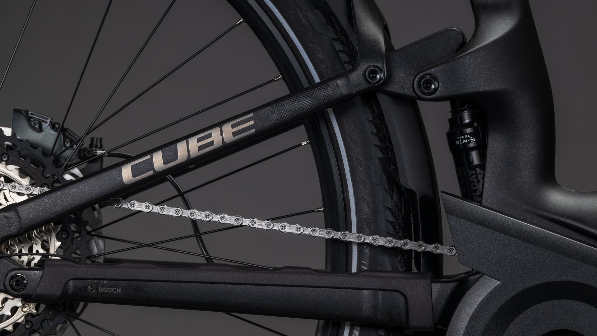 Produktbild: Cube Kathmandu Hybrid ONE11 HPC SLT 800 carbon´n´silverdust, Detailaufnahme 04