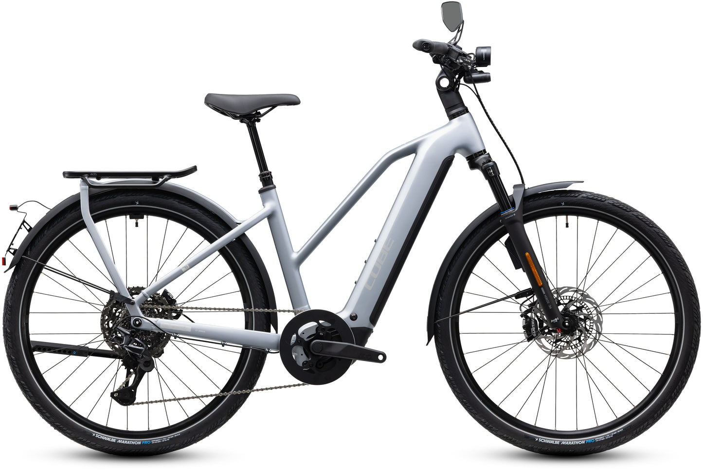 Cube Kathmandu Hybrid 45 800 slategrey´n´chrome Trapeze 2027