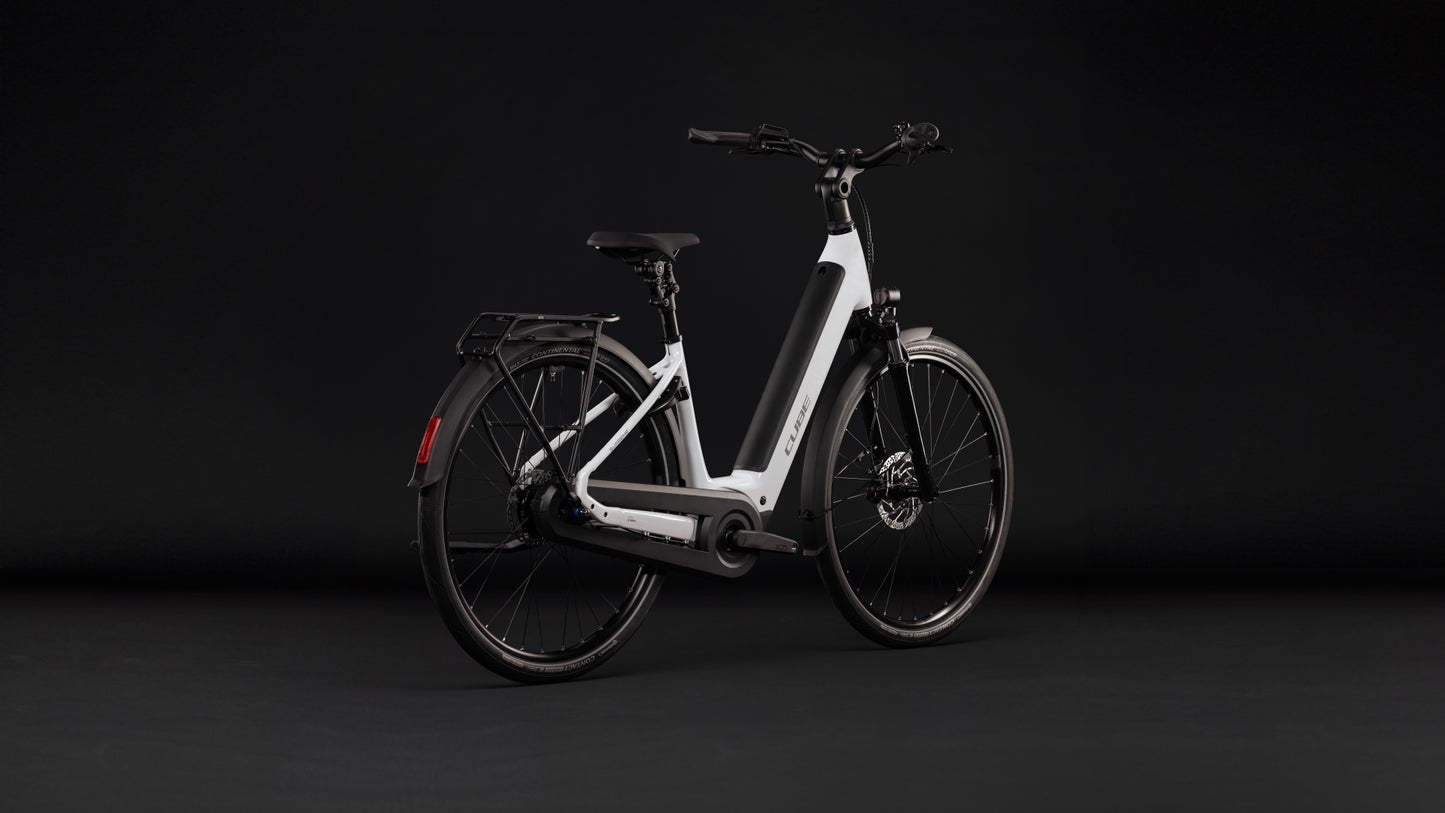 Cube Supreme RT Hybrid Comfort EX 600 metallicwhite´n´reflex Easy Entry 2027