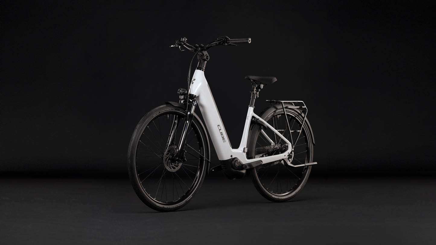 Cube Supreme RT Hybrid Comfort EX 600 metallicwhite´n´reflex Easy Entry 2027