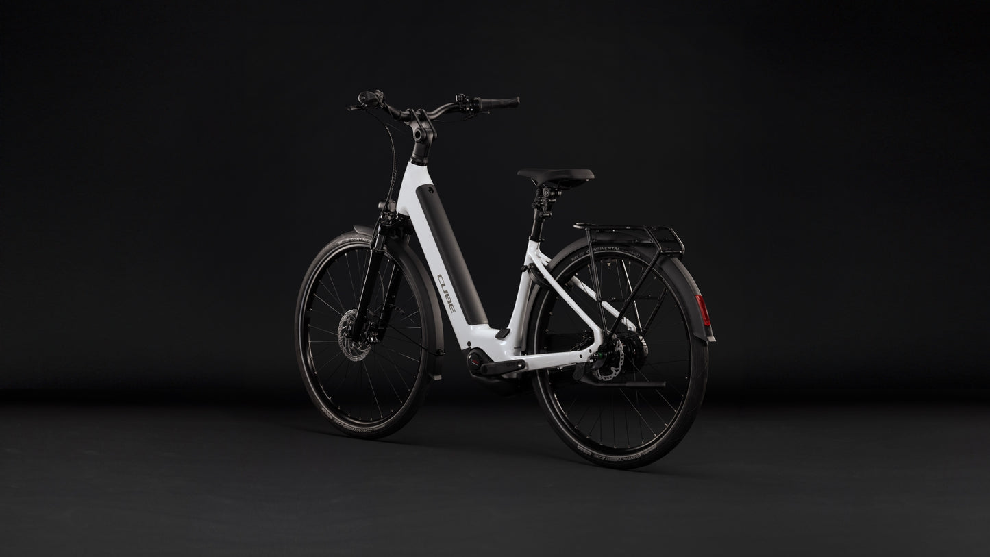 Cube Supreme RT Hybrid Comfort EX 600 metallicwhite´n´reflex Easy Entry 2027