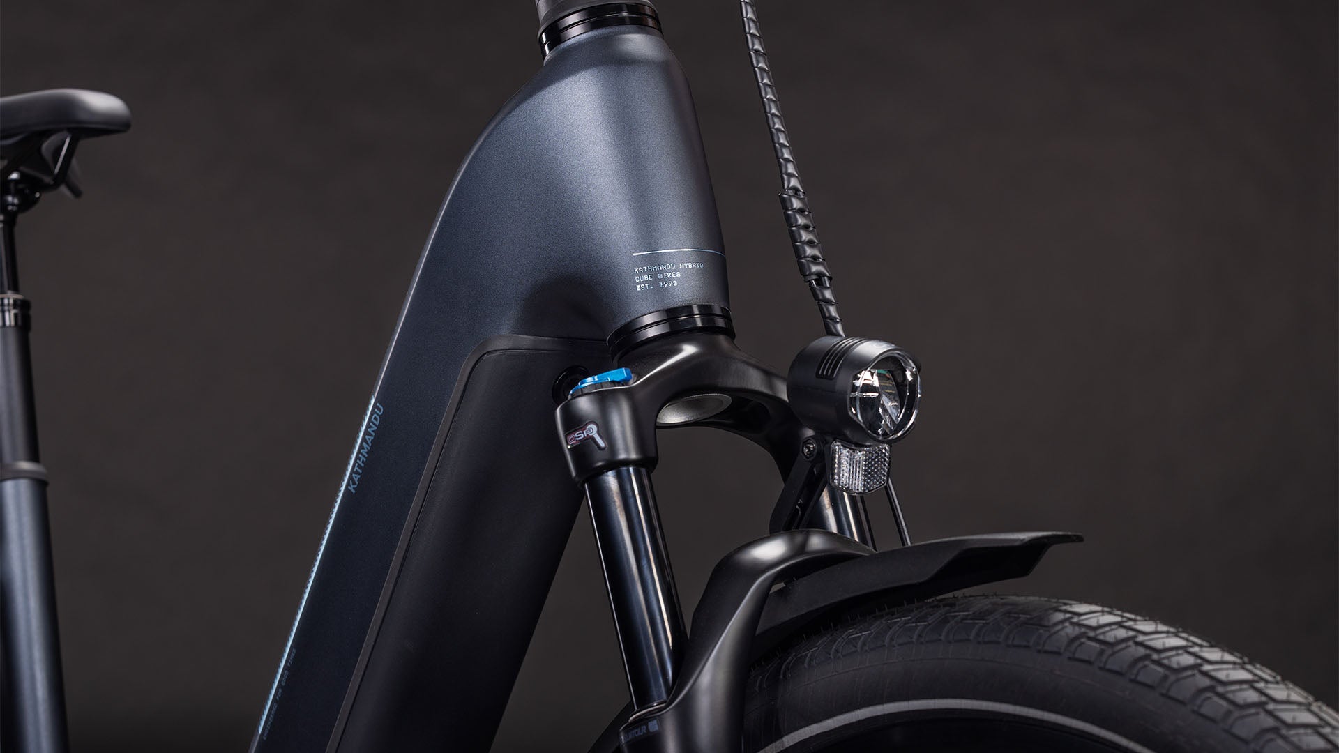 Produktbild: Cube Kathmandu Hybrid ONE 800 metallicgrey´n´grey, Detailaufnahme 01