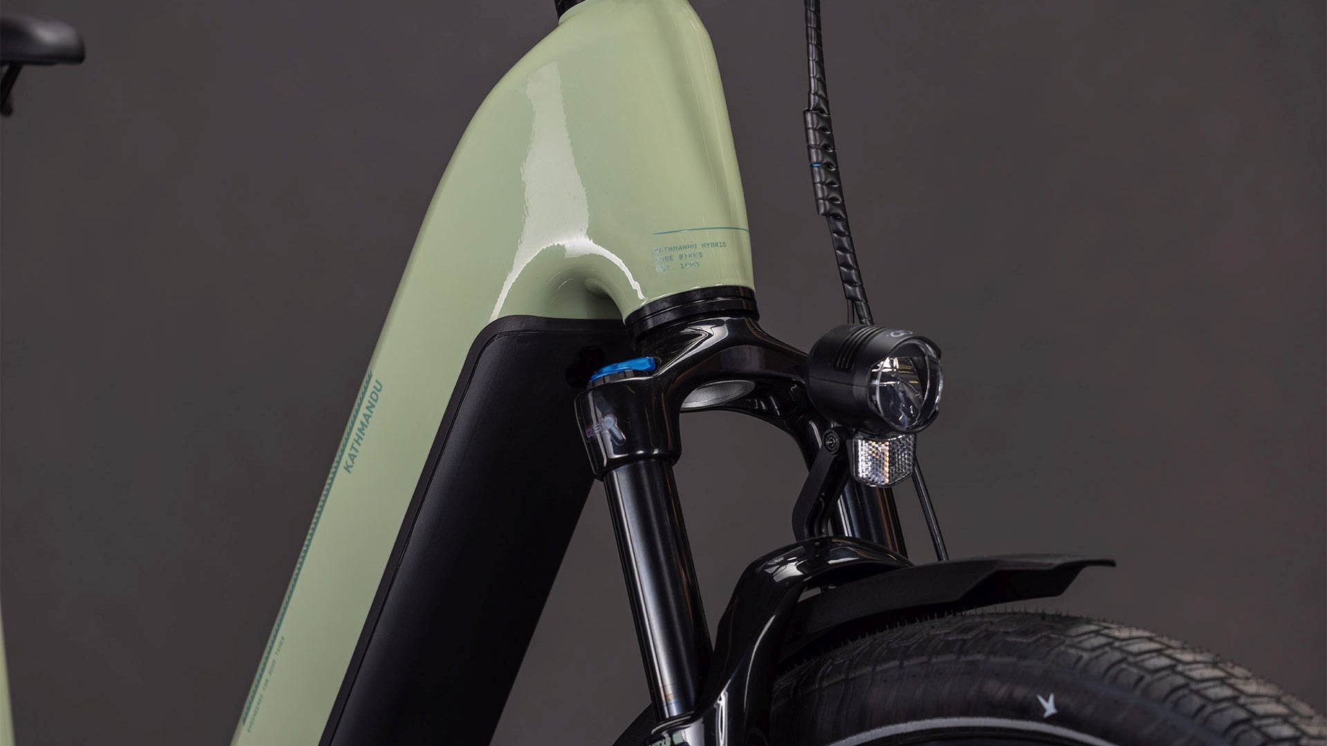 Produktbild: Cube Kathmandu Hybrid ONE 800 pea´n´green, Detailaufnahme 05