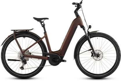 Produktbild: Cube Kathmandu Hybrid Pro 800 sunglow´n´chrome, Seitenansicht (weißer Hintergrund)