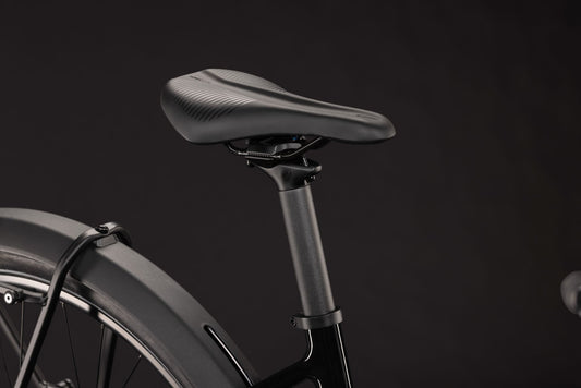 CUBE Editor Hybrid Pro 360 FE Trapeze E-Cityrad 2027 in black und irongrey, Seitenansicht